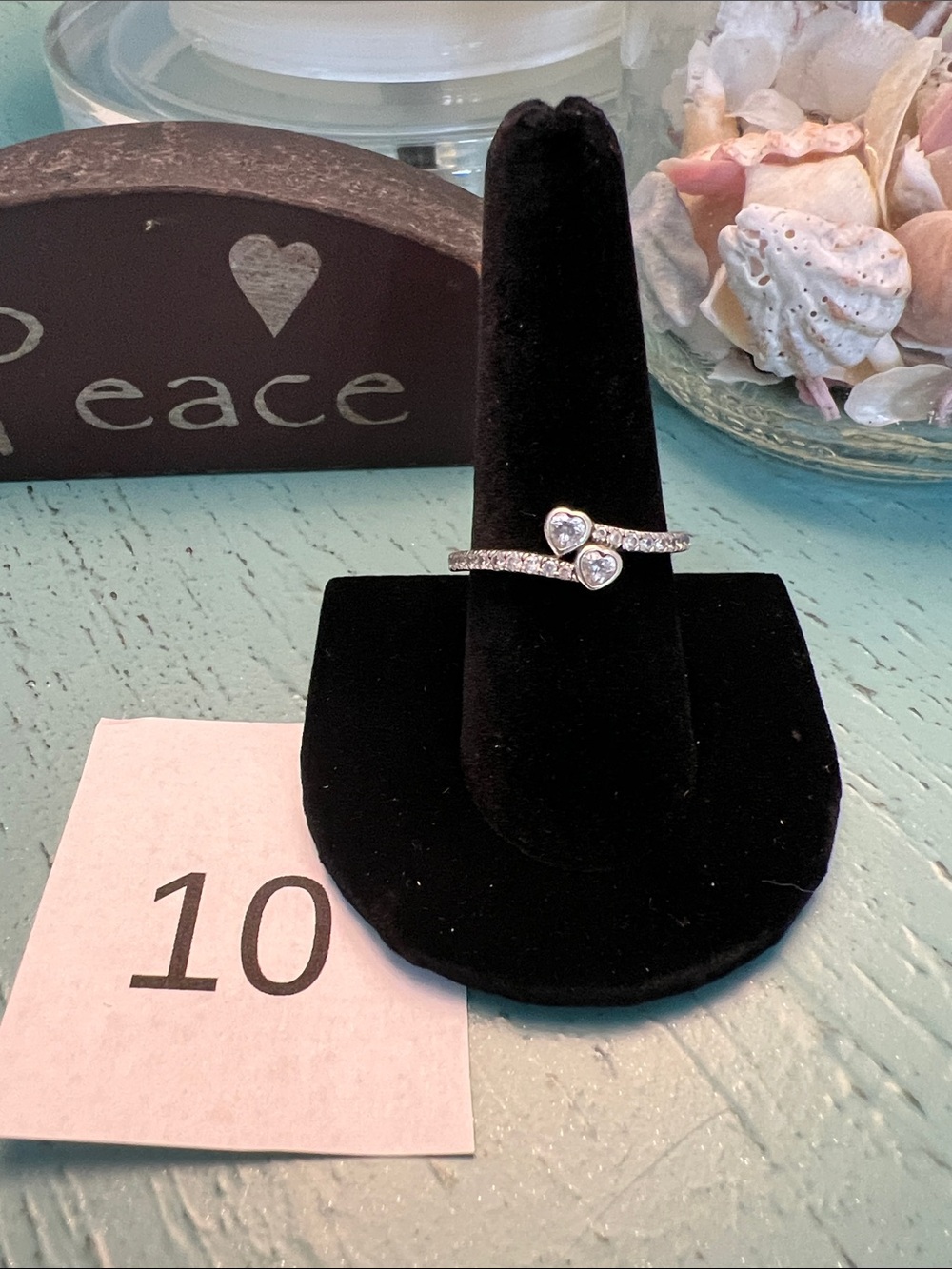 Pandora Forever Hearts Ring Size 9